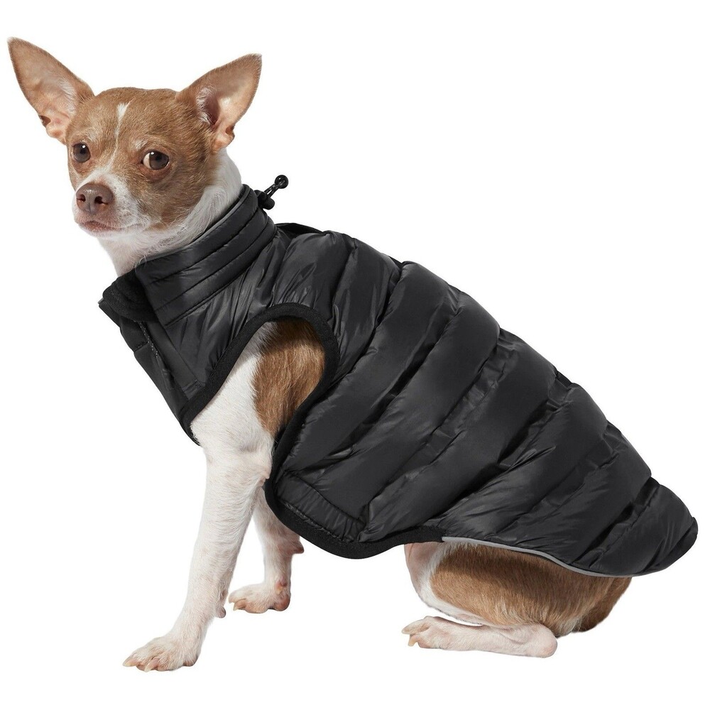 Kong Parachute Puffer Vest Black XS Dog NWOT